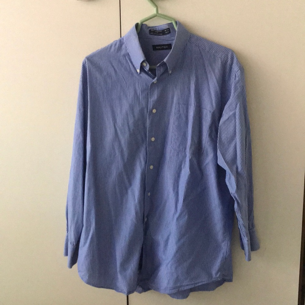 Nautical dress shirt 16.5 32/33